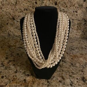 Pearl twelve strand necklace